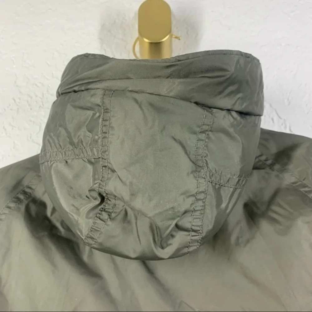 GUESS Green Hooded Zip-Up Parka‎ Winter Coat - Youth